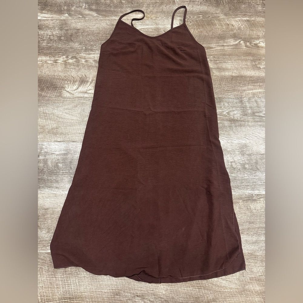 See You Monday Brown Midi Dress Size Medium